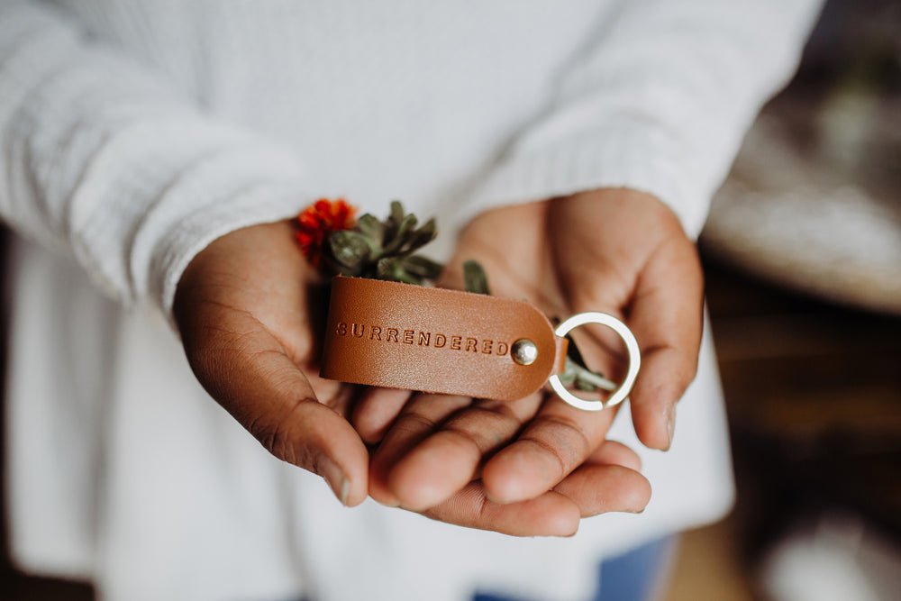 Surrendered Key Ring | Genuine Leather