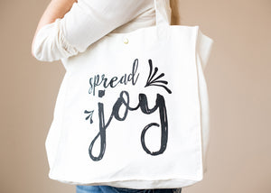 Canvas Tote Bag | Spread Joy